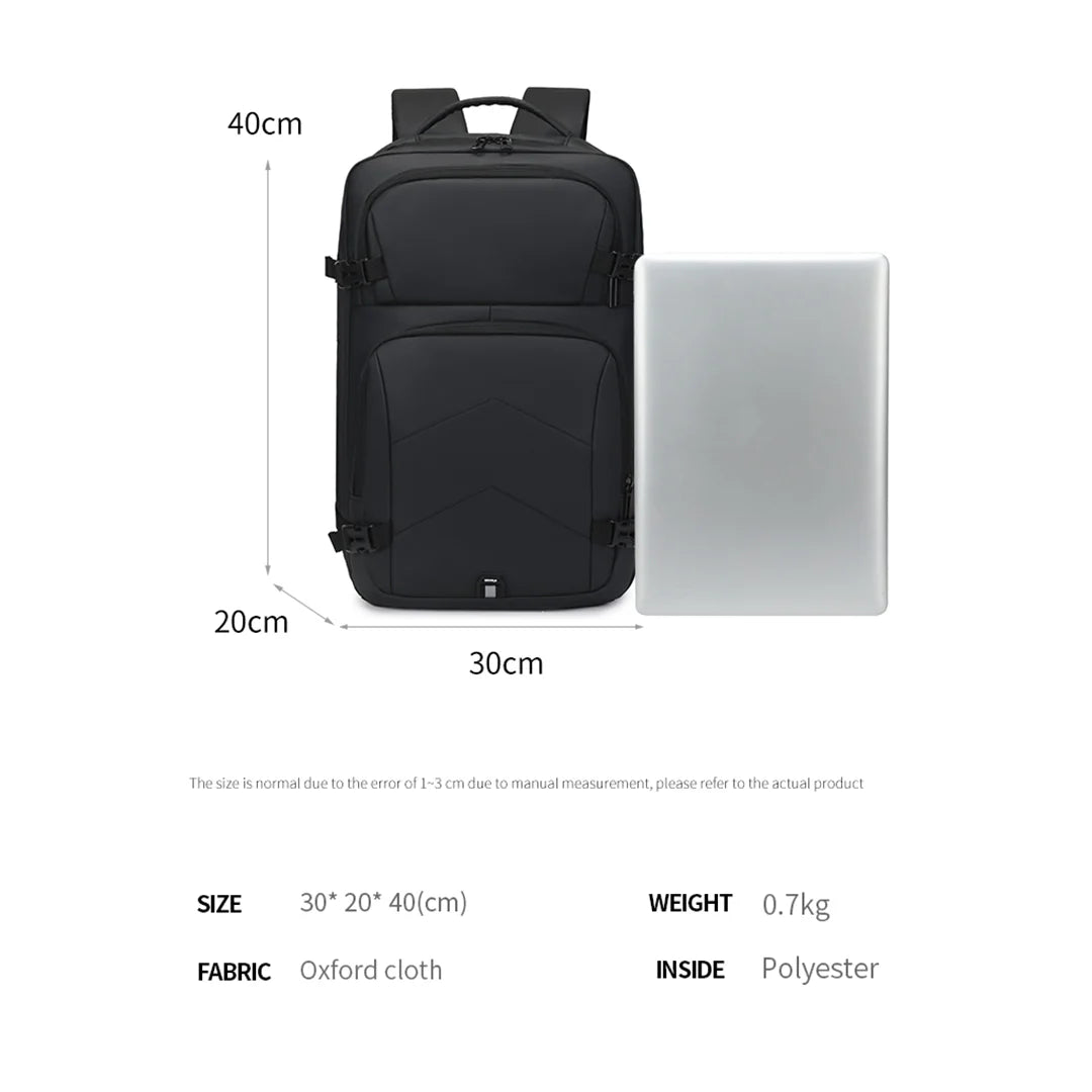 Laptop Bag 15.6-inch Multifunctional Water proof Black RAL2023