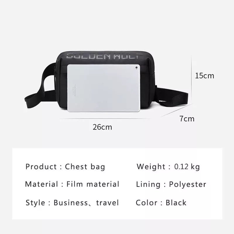 شنطة كروس كتف متعدده الوظائف اسود GXB00129