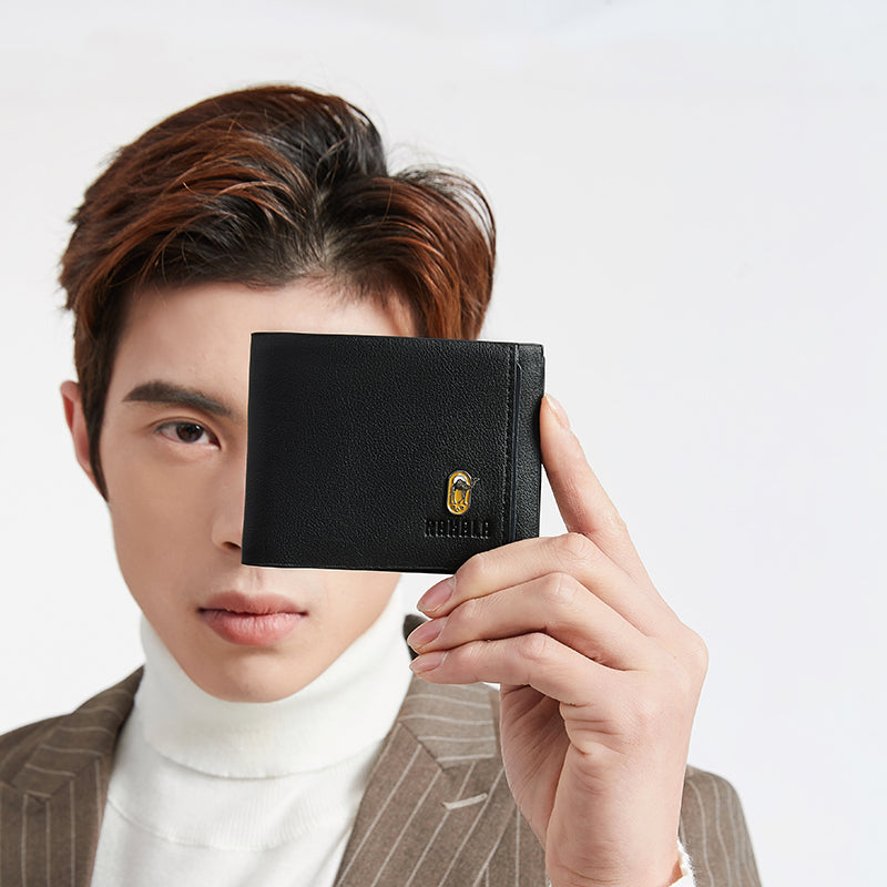 RA105 محفظة جلد مستوردة مناسبه لحمل الكروت والبطاقات ذات جودة عالية من رحالة - بنى