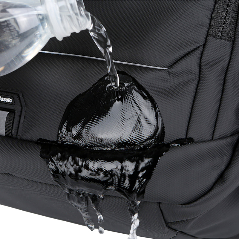 2201 شنطة ظهر لاب توب 17-انش سفر بزنس متعددة الواظائف مقاومة للماء بمخرج USB - اسود