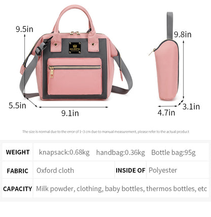 133 THREE Pcs Baby Maternity  Diaper Fashion Waterproof Multifunctional large capacity backpack bag - Unicorn Moov