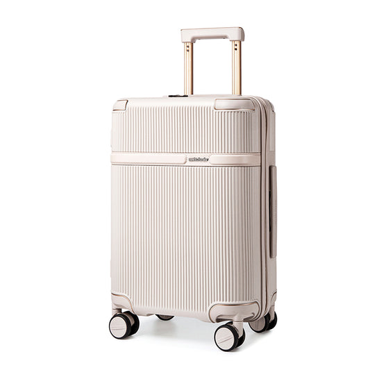 LGX001 Beige شنطة سفر بعجلات مقاس 20 للجنسين، متعددة الالوان