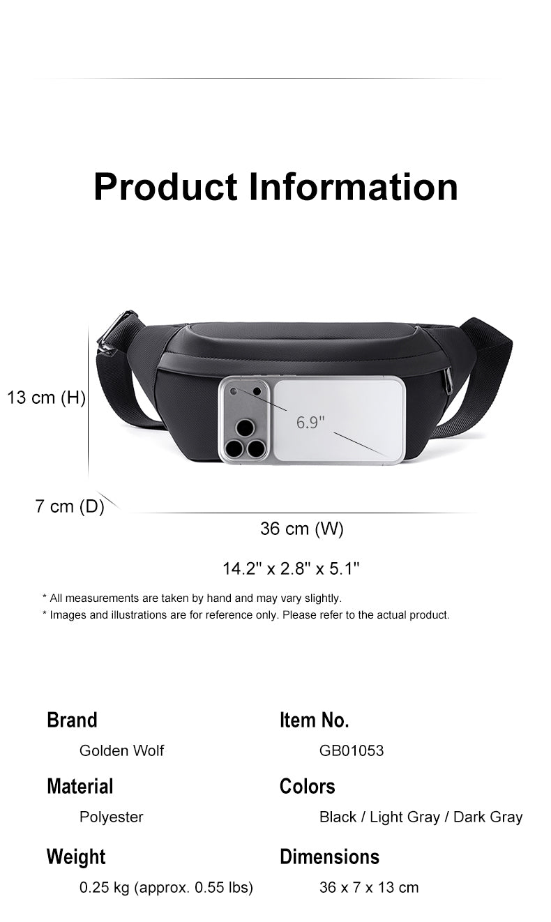 Golden Wolf GXB01053 Black