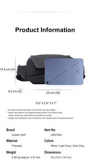 Golden Wolf GXB01054 Black