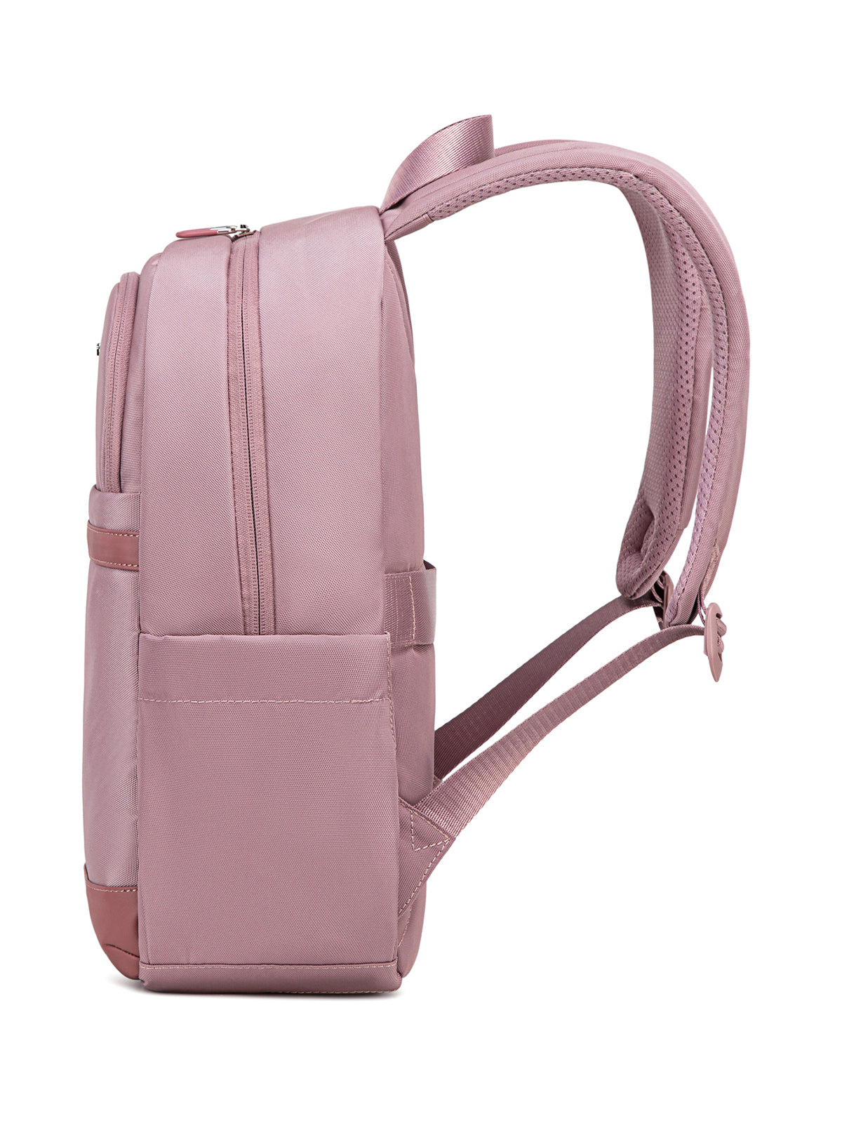 CB00648 Women Laptop Backpack Casual Business Travel Multi-Compartment Easy Carry Trend Bag (15.6'') Pink