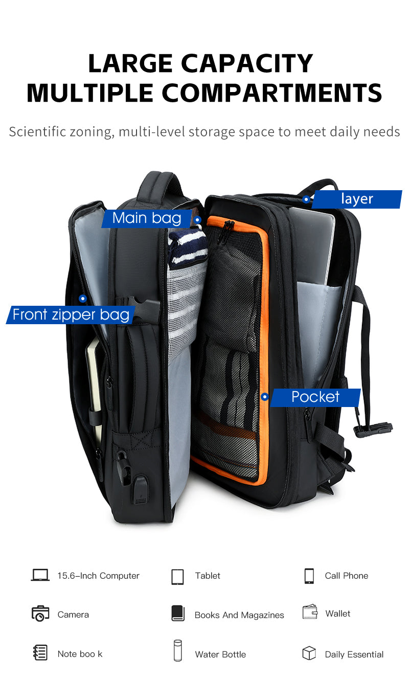 RAL 135 شنطة لاب توب 15.6-انش متعددة الوظائف