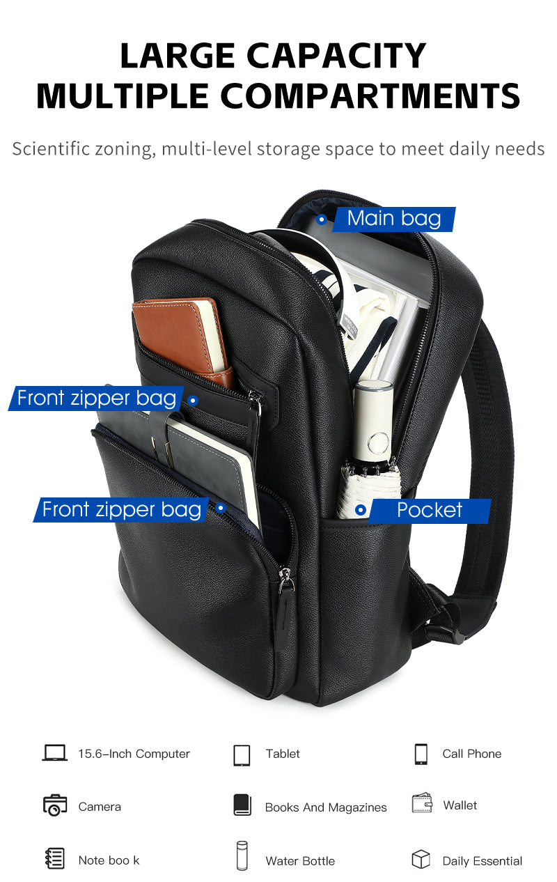 RAL 821 Black شنطة لاب توب 15.6-انش متعددة الوظائف