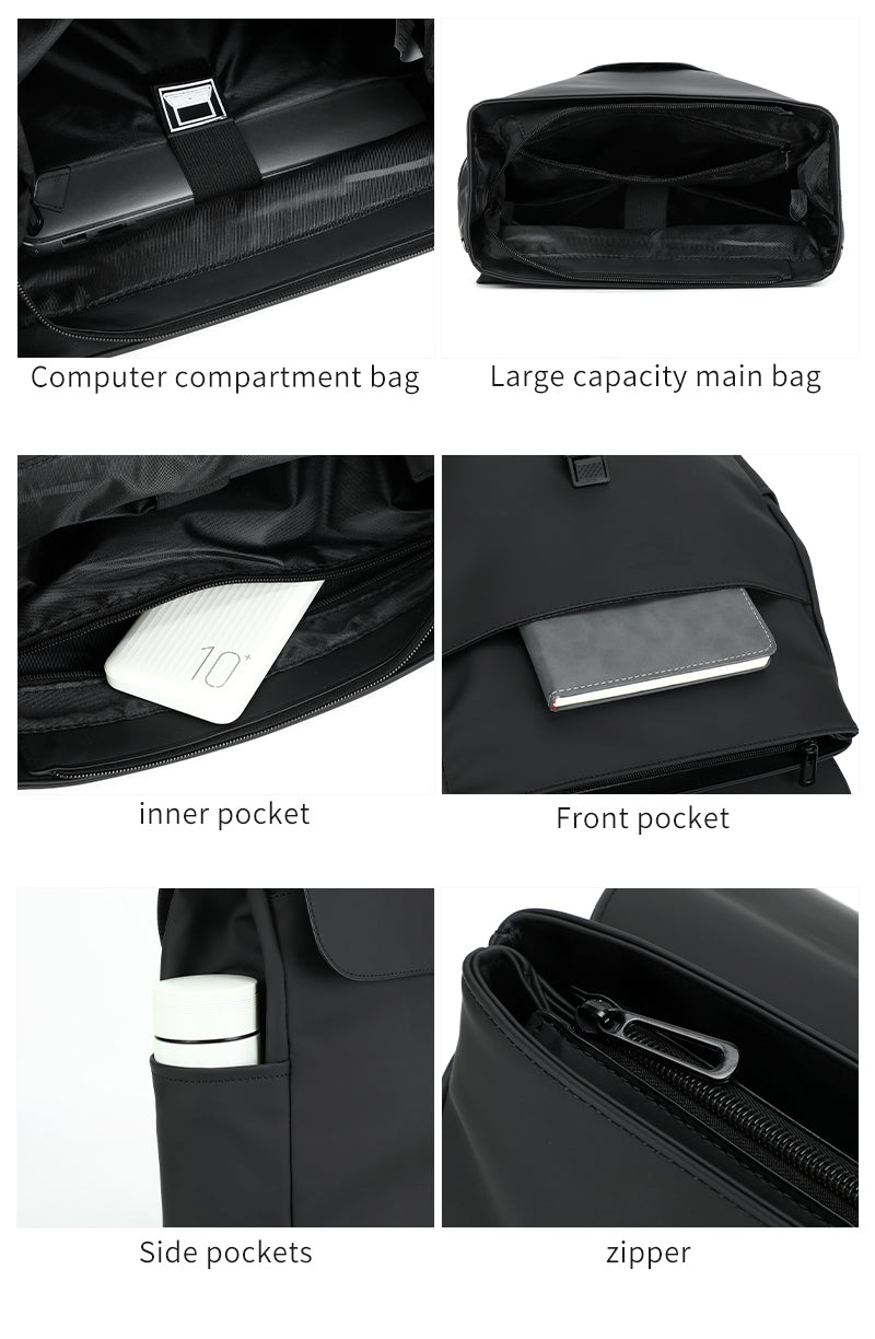 RAL 824 Grey شنطة لاب توب 15.6-انش متعددة الوظائف