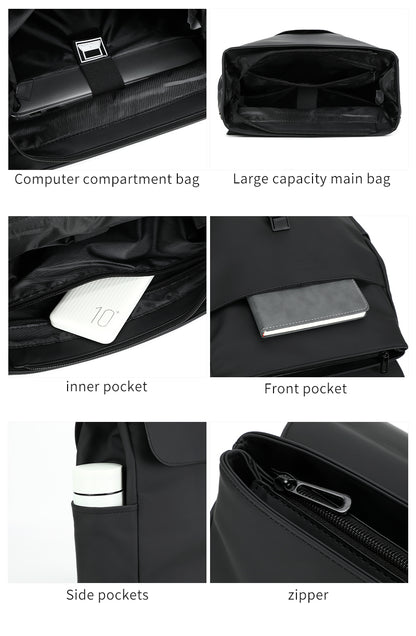 RAL 824 Grey شنطة لاب توب 15.6-انش متعددة الوظائف