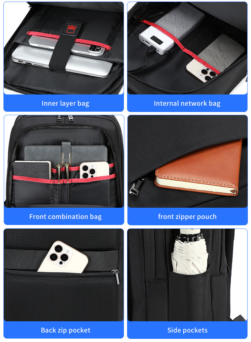 SH 50 Black شنطة لاب توب 15.6-انش متعددة الوظائف