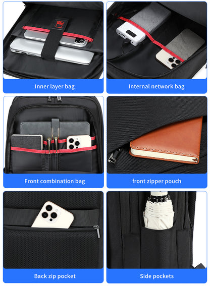 SH 50 Black شنطة لاب توب 15.6-انش متعددة الوظائف