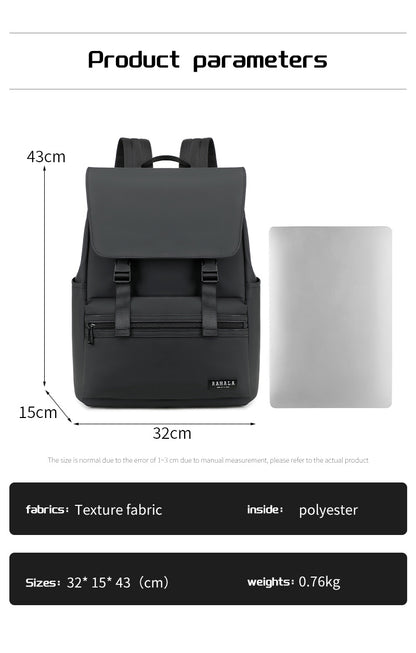 RAL 822 Green شنطة لاب توب 15.6-انش متعددة الوظائف