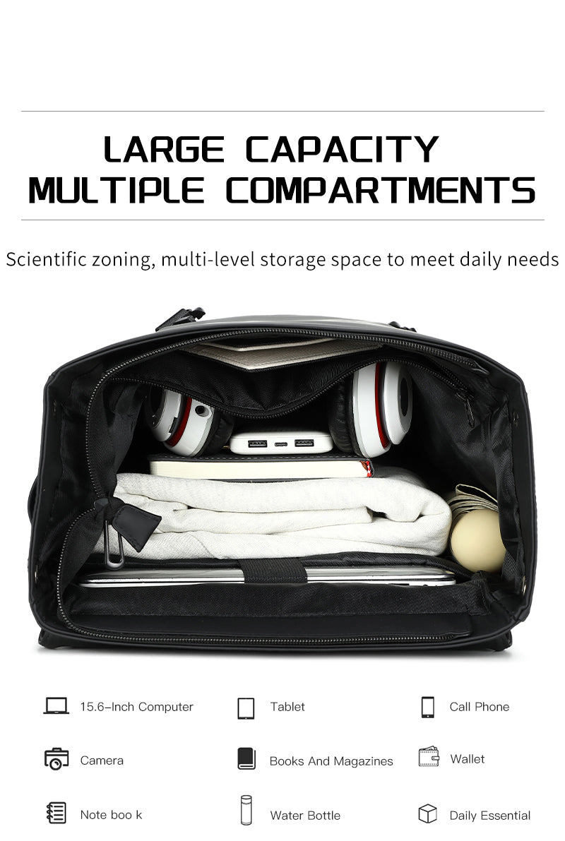 RAL 822 Green شنطة لاب توب 15.6-انش متعددة الوظائف