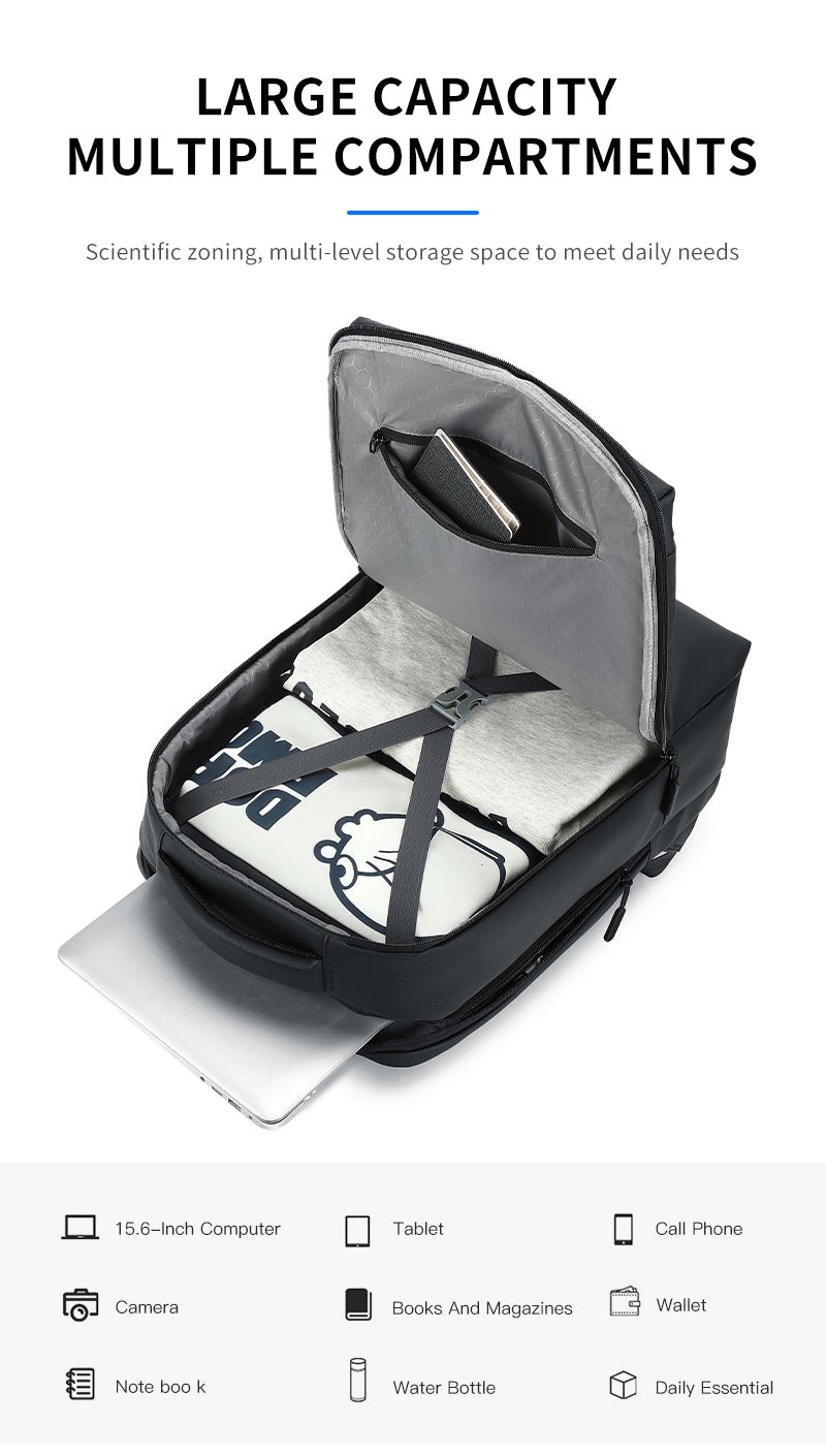 RAL 815 Blue شنطة لاب توب 15.6-انش متعددة الوظائف