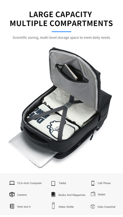 RAL 815 Blue شنطة لاب توب 15.6-انش متعددة الوظائف