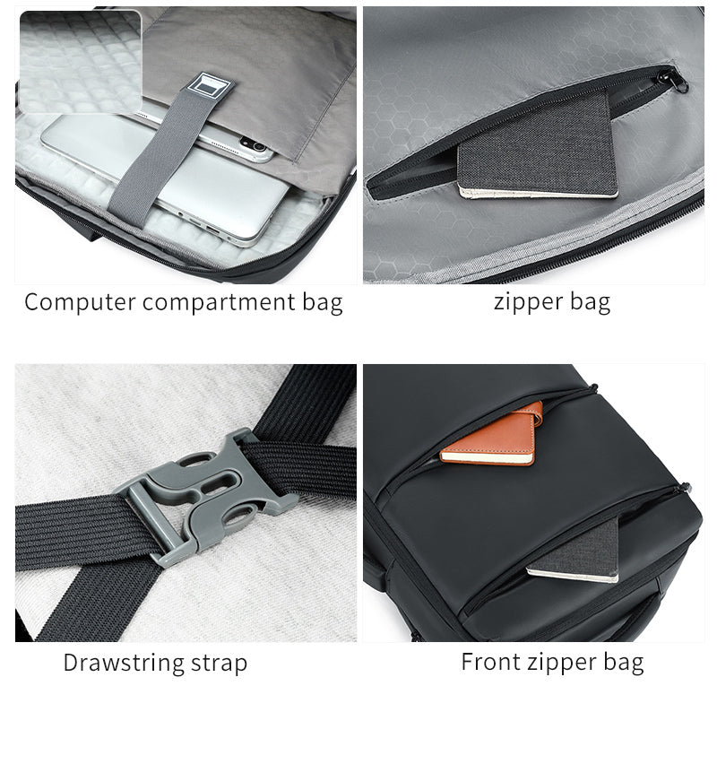 RAL 815 Blue شنطة لاب توب 15.6-انش متعددة الوظائف