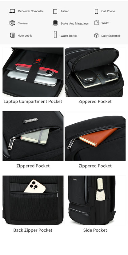 SH 53 Black شنطة لاب توب 15.6-انش متعددة الوظائف