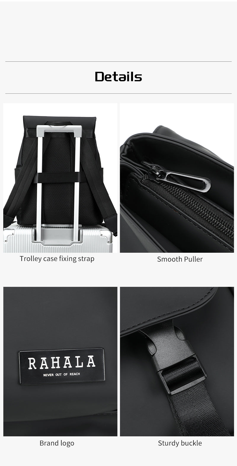 RAL 822 Green شنطة لاب توب 15.6-انش متعددة الوظائف