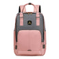 140 Mummy Maternity Diaper Elegant Waterproof Multifunctional large capacity backpack bag - Pink/Grey