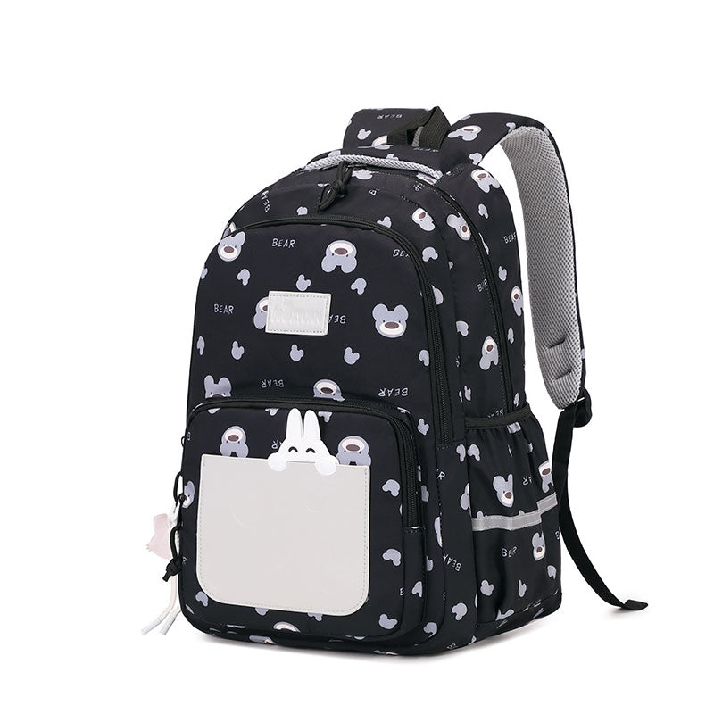 807 Bear Fashionable Durable Comfort School Waterproof Muti Compartment Backpack 