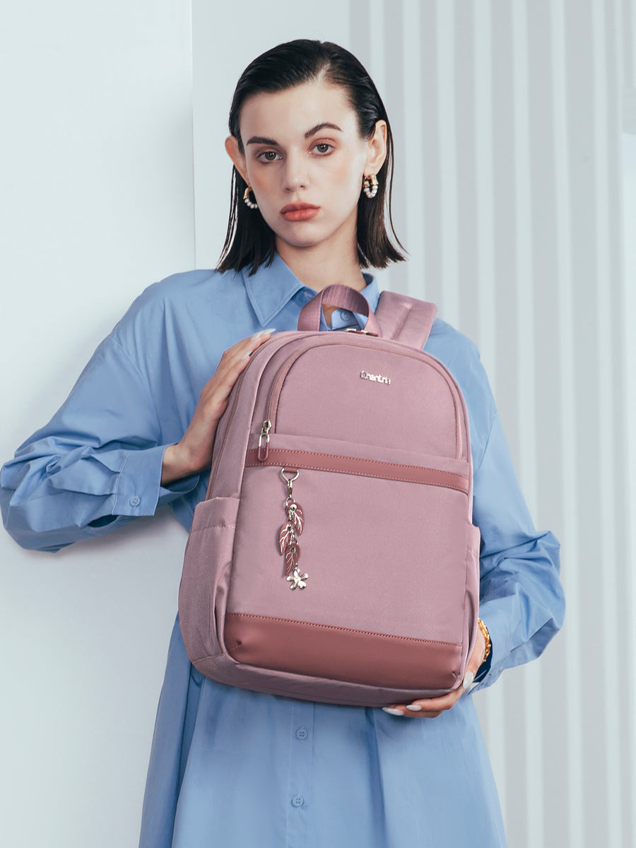 Laptop Bag 15.6 Inch Multifunctional pink  CB00648