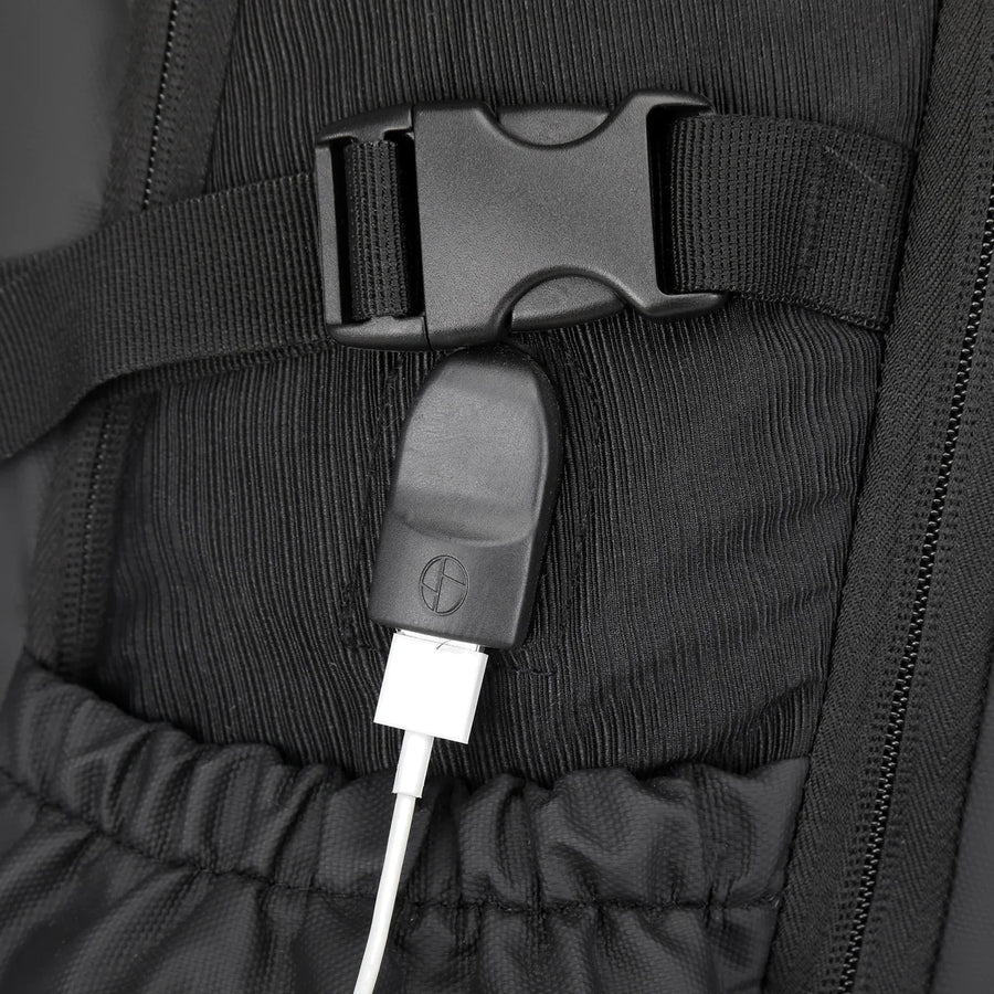 Laptop Bag 17 inch Multifunctional Waterproof Black 2209