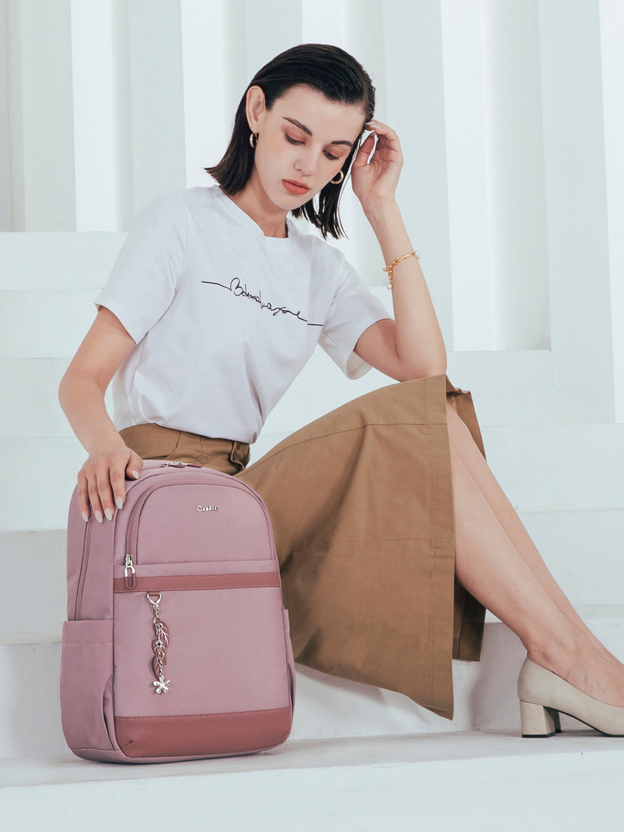 Laptop Bag 15.6 Inch Multifunctional pink  CB00648