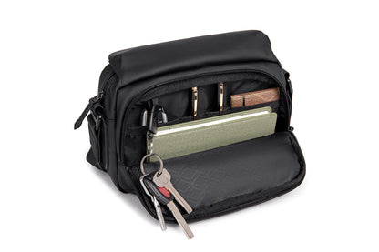 Crossbody Bag Multifunctional with Pockets, Black YB00518