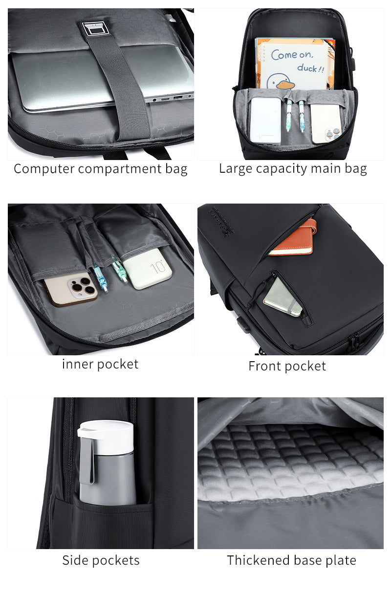 RAL 816 Blue شنطة لاب توب 15.6-انش متعددة الوظائف