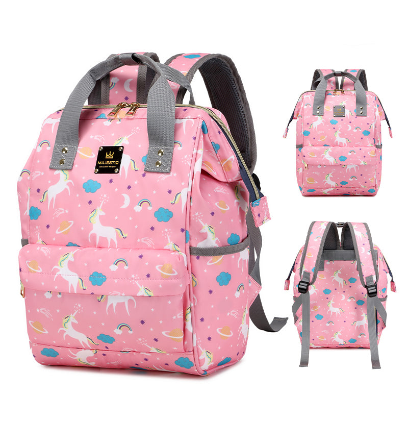 142 Mummy Maternity Diaper Multifunctional large capacity backpack bag, Pink