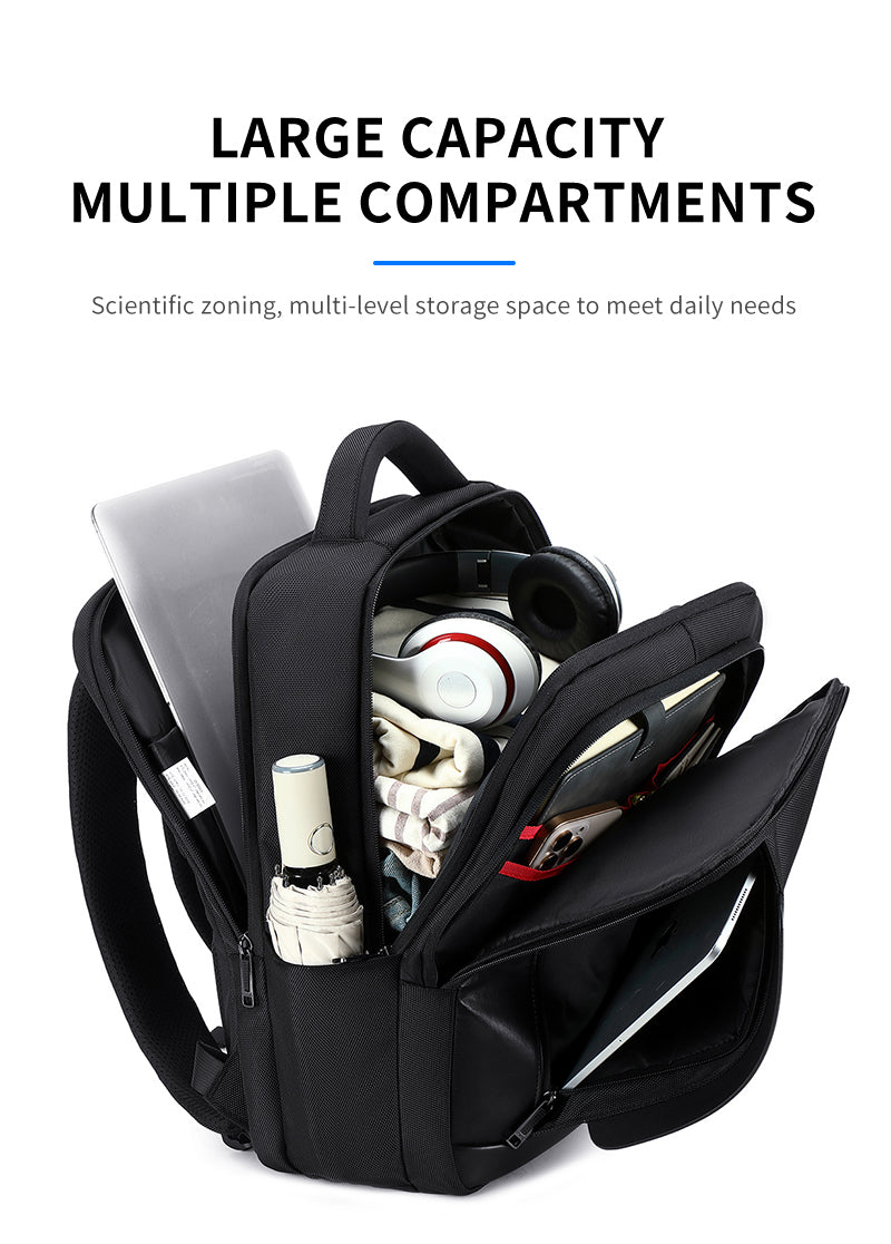 SH 51 black شنطة لاب توب 15.6-انش متعددة الوظائف