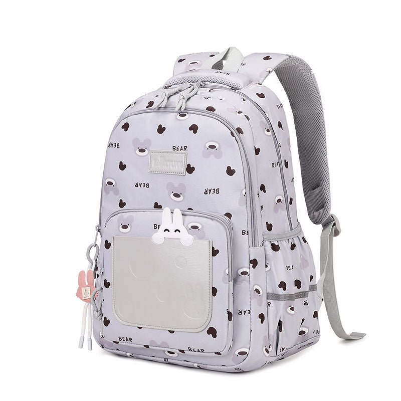 807 Bear Fashionable Durable Comfort School Waterproof Muti Compartment Backpack 