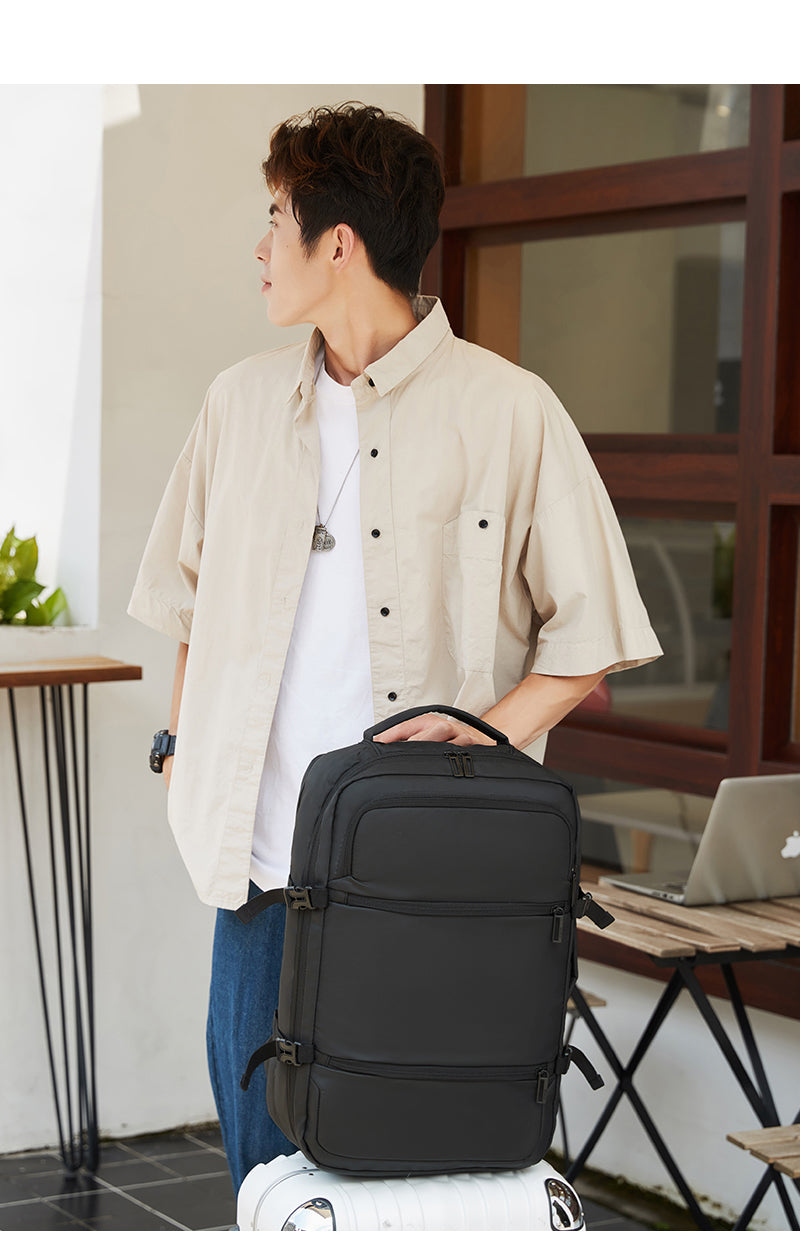 Laptop Bag 15.6 Inch Multifunctional Waterproof Black 2026