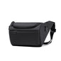 Y00565 Water Resistant Anti Theft Crossbody Chest Sling Bag, Black