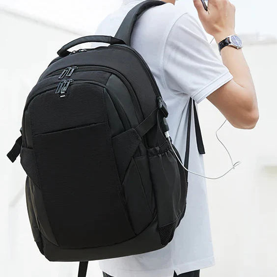 Laptop Bag 17 inch Multifunctional Waterproof Black 2209