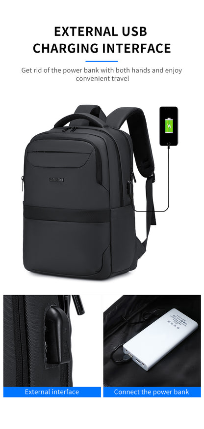 RAL 812 Grey شنطة لاب توب 15.6-انش متعددة الوظائف