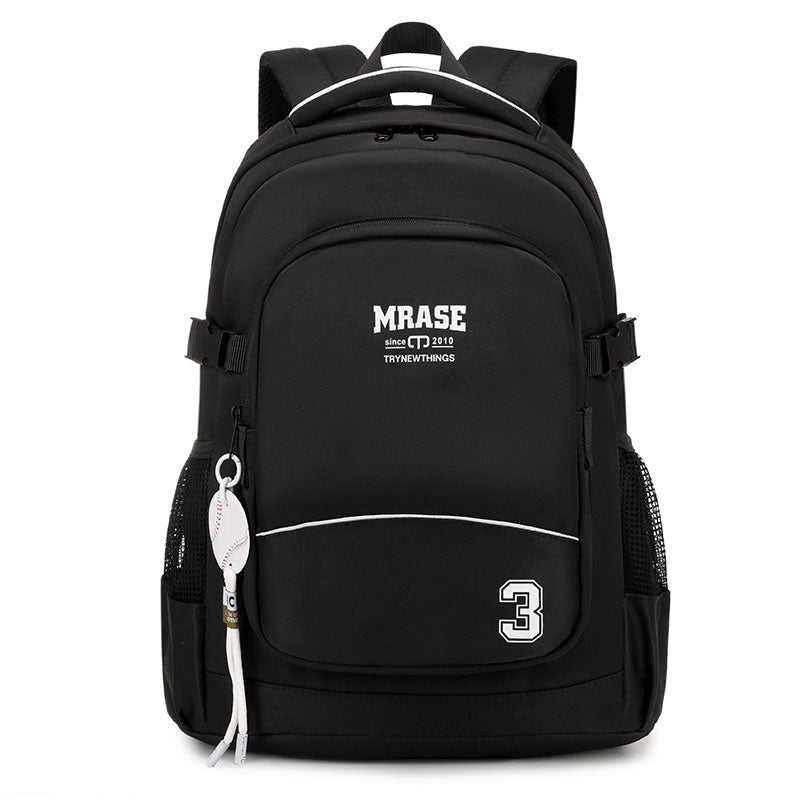 S329 High School Student Schoolbag Simple Casual Large Capacity Backpack