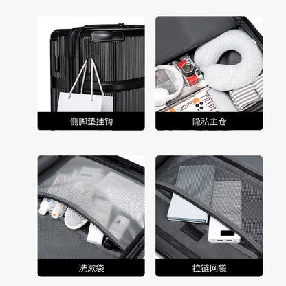 LGX001 Gold 28 inch شنطة سفر للجنسين بعجلات، متعددة الالوان