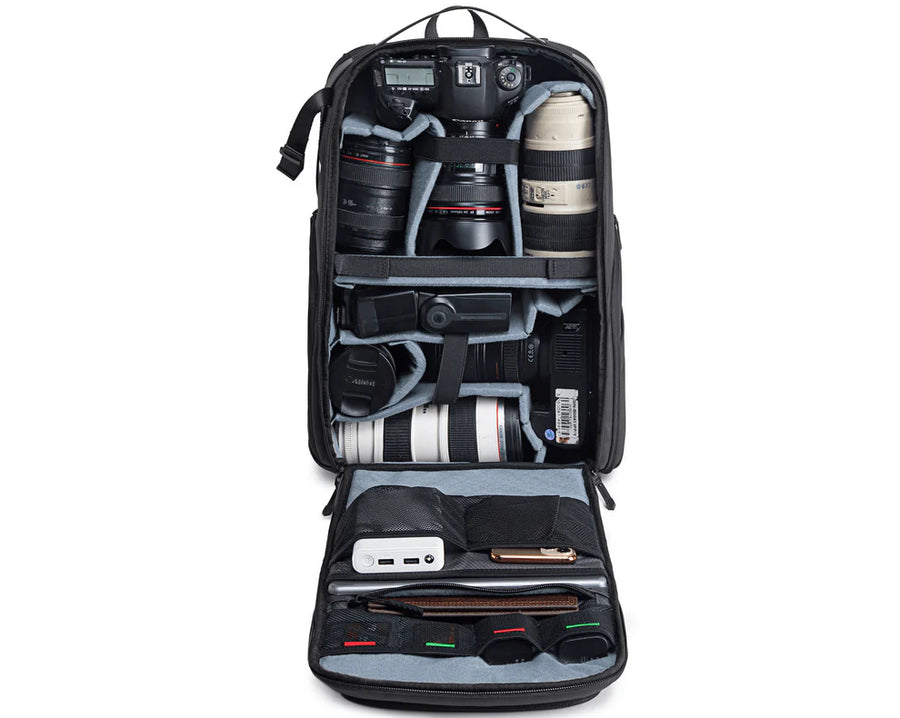 Camera Backpack Water proof and pocket Laptop 15-16 Inch Black B00575