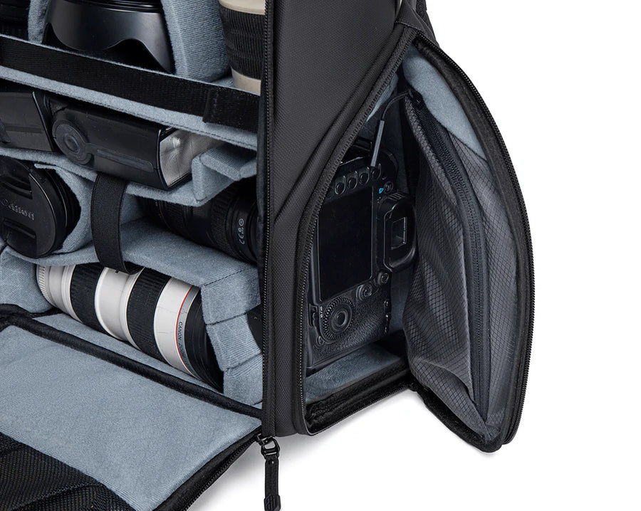 Camera Backpack Water proof and pocket Laptop 15-16 Inch Black B00575