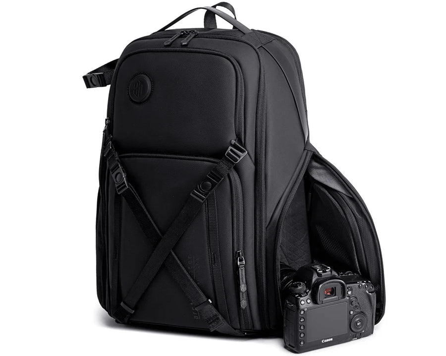 Camera Backpack Water proof and pocket Laptop 15-16 Inch Black B00575