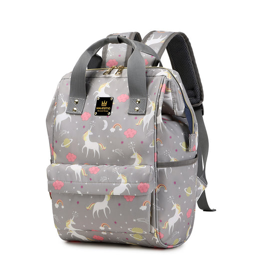 142 Mummy Maternity Diaper Multifunctional large capacity backpack bag, Grey