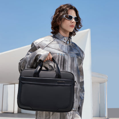 GWB00889 BLACK شنطة لاب توب كتف يد 15.6-انش ذات وزن خفيف متعددة الوظائف مقاومة للماء ذات جودة عالية من اركتك هنتر,