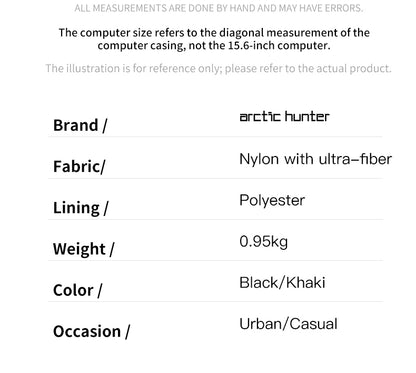 Laptop Bag15.6-Inch Multifunctional B00811