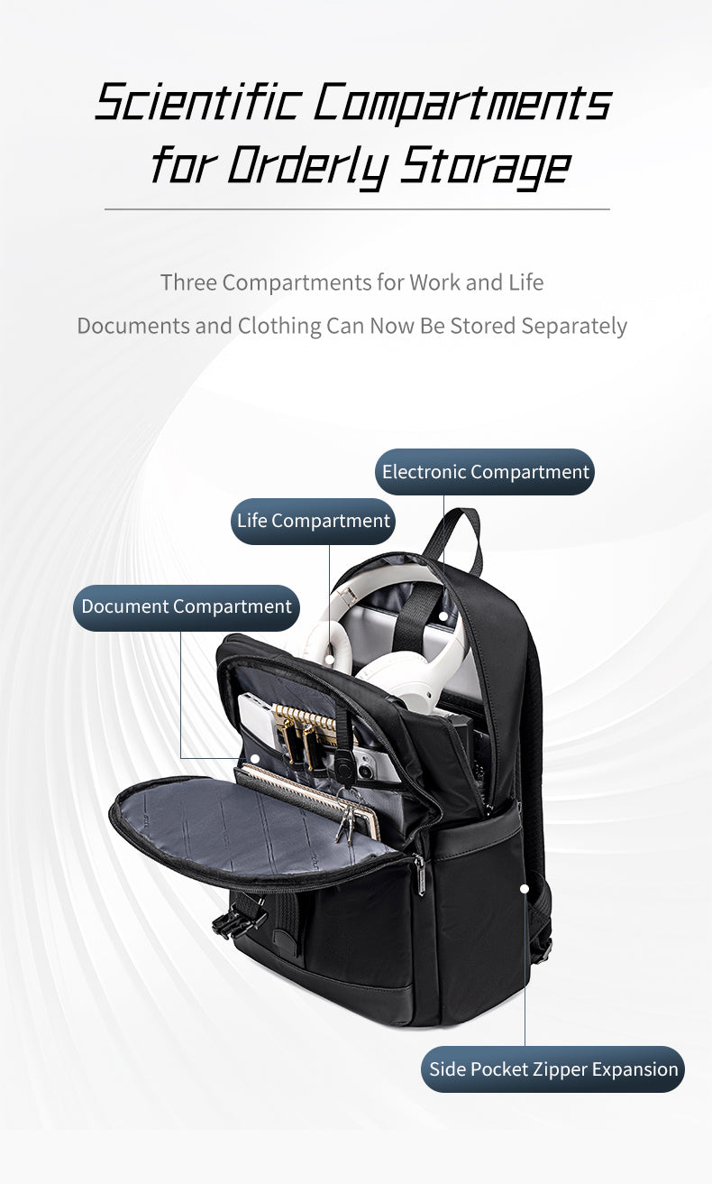 Laptop Bag15.6-Inch Multifunctional Black B00812