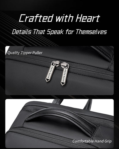 B00872 Beige شنطة لاب توب 15.6 انش متعددة الوظائف