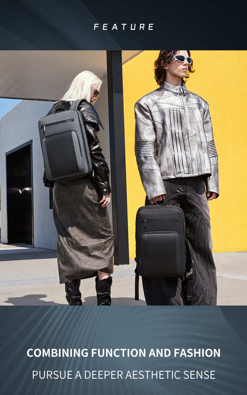 B00877 Black شنطة لاب توب 15.6 انش متعددة الوظائف اسود