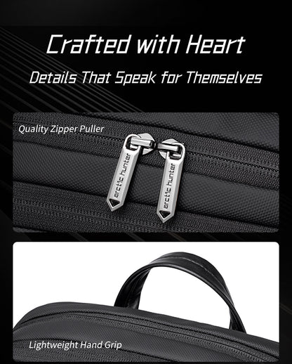 B00877 Black شنطة لاب توب 15.6 انش متعددة الوظائف اسود