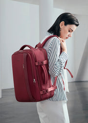 CB00617 Multi-Purpose Casual 15.6 Laptop Compartment Waterproof Expandable Backpack for Women