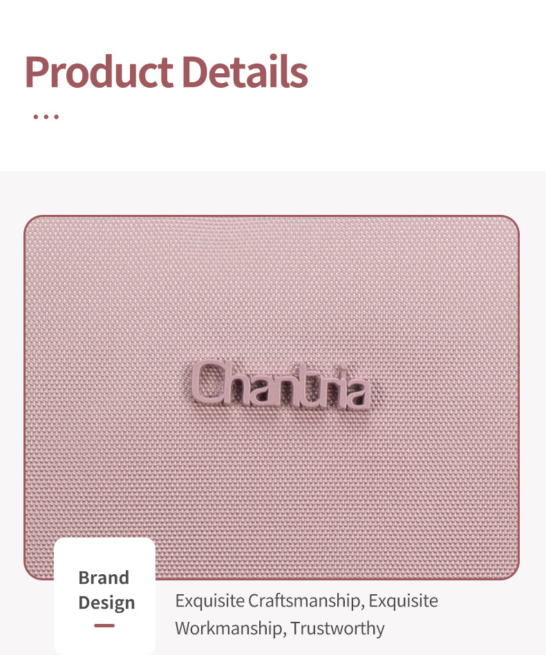 CB00617 Multi-Purpose Casual 15.6 Laptop Compartment Waterproof Expandable Backpack for Women